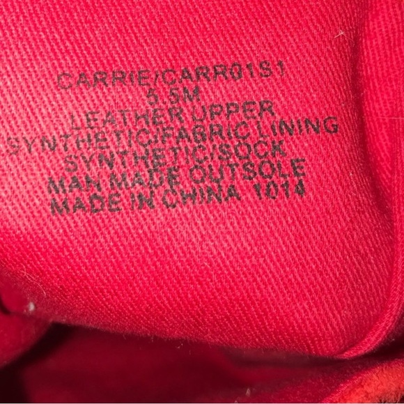 Steve Madden Red Suede leather boots 5.5 - Picture 5 of 5